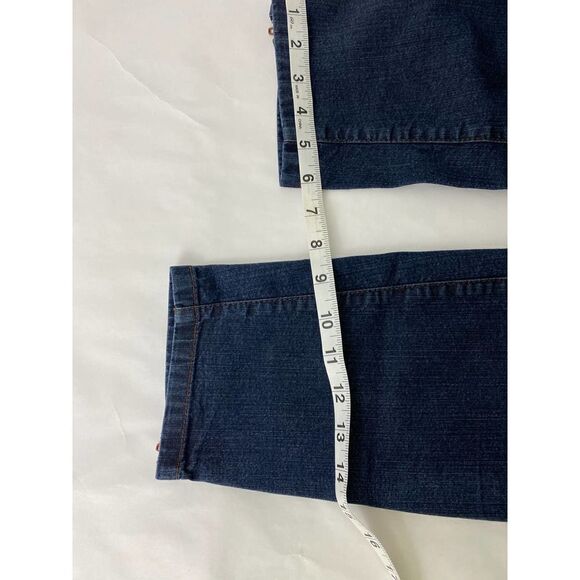 Eileen Fisher Organic Cotton Jeans Mid-Rise Zipper P1210M Cut 1027859 -- Sz 10 - Picture 7 of 11